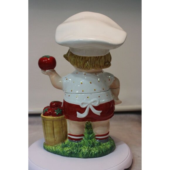 Cookie Jar - Campbell's Soup Girl w/Tomato, 2004 - Picture 3 of 5